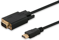 Savio CL-103 HDMI male σε VGA male Savio CL-103 HDMI male σε VGA male