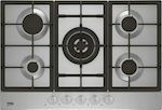 Beko HIAW 75325 SX Autonomous Cooktop with Liquid Gas Burners 75x51cm