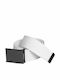Men's Belt Fabric Webbing Belt White/Black