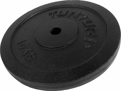 Tunturi Scheibenset Gummierte 1 x 15kg Φ30mm