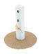 Happypet Whiteleaf Scratch Post Kratzbaum Pole Mehrfarbig 30x33x33cm