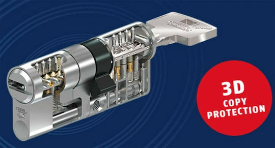 Abus Lock Cylinder Security Bravus Magnet Silver