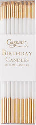 Caspari Birthday Candle in Gold Color 16pcs CA1102