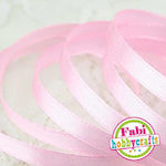 Fabi Ribbon Satin In Pink Colour Κορδέλα Σατέν Ροζ 6mmx45m 6mm 50m 1pcs