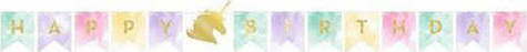 Creative Converting Unicorns Party Garland 140cm