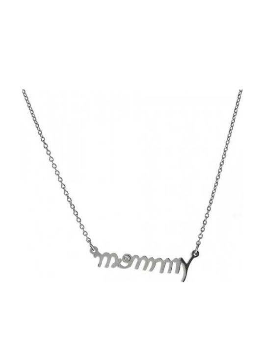Art Collection Charm Mutti aus Vergoldet Stahl mit Zirkon