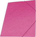 A&G Paper Elastic Prespan File Folder with Rubber Band for A4 Sheets Pink 25x35εκ - Φούξια 12810-10