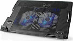 Nedis Cooling Pad για Laptop έως 18" με 2 Ανεμιστήρες και Φωτισμό (NBCR200BK)