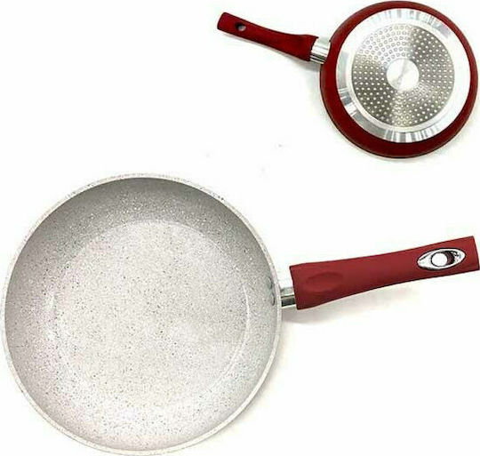 Homestyle Marble Pan made of Aluminum with Stone Coating 28cm