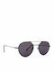 Snob Milano Jolly Sunglasses with Black Metal Frame and Black Lens SN99MC005Z