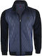 Makis Tselios Fashion Men's Winter Bomber Jacket Blue