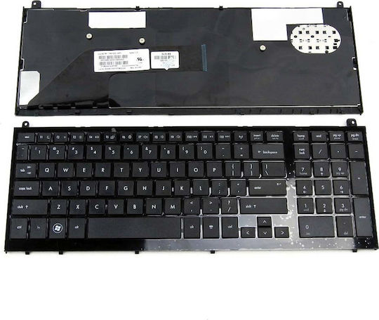 HP Πληκτρολόγιο Laptop για 4520s/4525s με Πλαίσιο και Διάταξη Αγγλικά (US) σε Μαύρο χρώμα K348