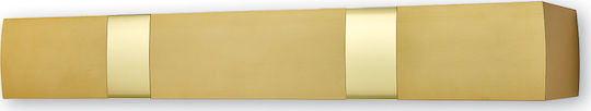 Anartisi Curtain Pelmets Curtain Rod MΑ71 100cm Aluminium Gold Checkmate