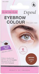 Depend Cosmetics Eyebrow Colour Eyebrow Care Set Brown