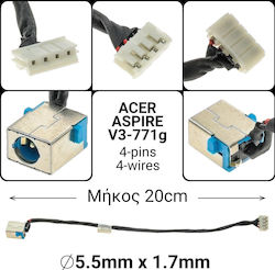 Power Socket with Cable for Acer