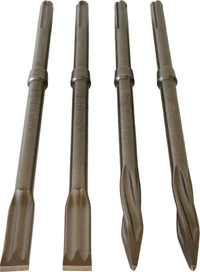 Bosch Σετ Βελόνι & Καλέμι 4τμχ με Υποδοχή SDS Max 400x25mm