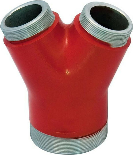 Mobiak Handgriff Absperrventil Doppeltes Aluminium 3" mit 2 1/2" Einlässen