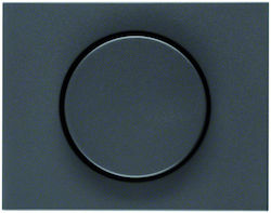 Hager K.1 Dimmer Switch Front Lighting in Black...