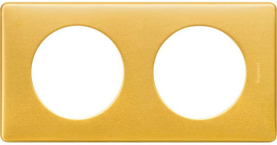 Legrand Celiane Switch Frame 2 Positions Vertical Installation in Yellow Color 068792