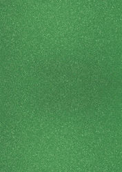 Cardboard Glitter A4 Green Light