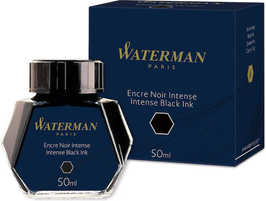 Waterman Ανταλλακτικό Μελάνι για Πένα Μαύρο 50ml