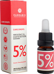 KannaBio Care Έλαιο Κάνναβης σε Σταγόνες 500mg με 5% CBD 10ml