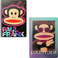 Paul Frank Σπιράλ Τετράδιο Ριγέ Α4 70 Φύλλων (Διάφορα Σχέδια/Χρώματα) Paul Frank Σπιράλ Τετράδιο Ριγέ Α4 70 Φύλλων (Διάφορα Σχέδια/Χρώματα)