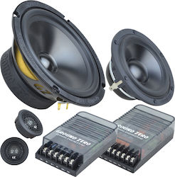 Ground Zero Σετ Ηχεία Αυτοκινήτου Διαιρούμενα 6.5" με 150W RMS (2 Δρόμων)