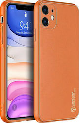 Dux Ducis Yolo Elegant Back Cover Δερματίνης Πορτοκαλί (iPhone 11)