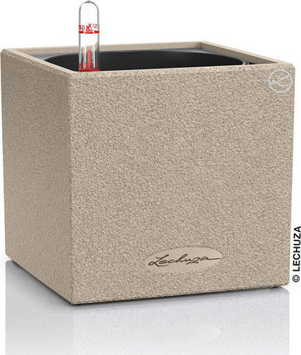 Lechuza Canto Stone Selbstbewässernd Topf Kunststoff 14x14x13.5cm.