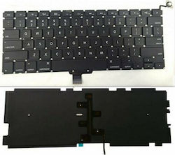 Keyboard for Macbook Pro (A1278) Backlit / without Frame English (US) Black