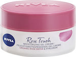 Nivea Rose Touch Gel-Κρέμα Προσώπου Ημέρας για Ενυδάτωση με Υαλουρονικό Οξύ 50ml