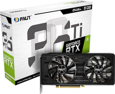 Palit GeForce RTX 3060 Ti 8GB GDDR6 Dual Κάρτα Γραφικών