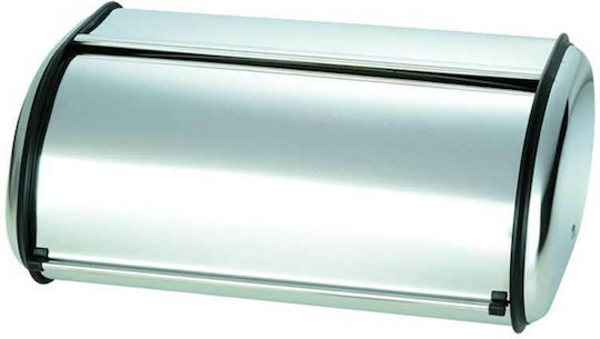 Кутия за хляб с капак Inox Сребриста 34x24x24см Кутия за хляб с капак Inox Сребриста 34x24x24см