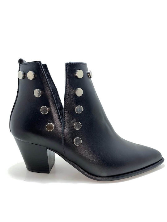 Bacali Collection 19501 Leather Boots Black