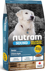 Nutram S10 Sound Balanced Wellness Senior 11.4kg Dry Food for Senior Dogs with and with Chicken Nutram S10 Sound Balanced Wellness Senior 11.4kg Dry Food for Senior Dogs with and with Chicken