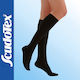 Scudotex Socks Calf High Graduated Compression with Silicone 23-32 mmHg Nero
