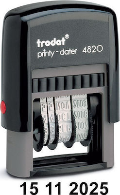 Trodat Printy 4820 Rectangular Self-Inking Date Stamp