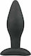 Easytoys Πρωκτική Σφήνα Large Black 14cm