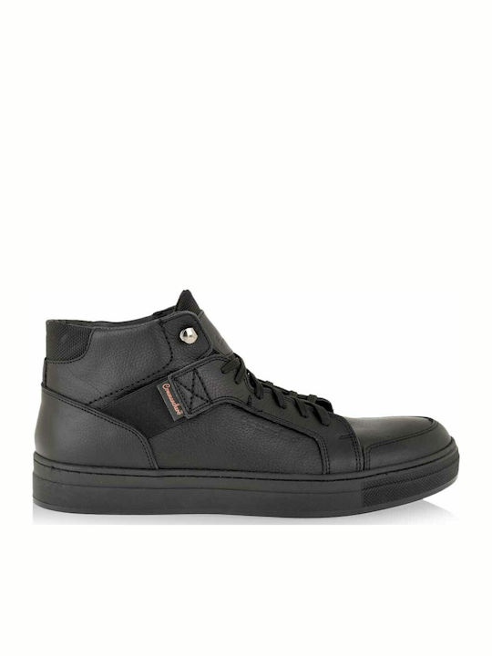 Leather Black Men's Boots