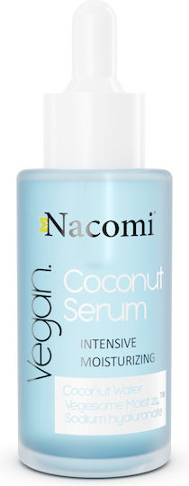 Nacomi Coconut Moisturizing & Anti-aging Serum Face with Hyaluronic Acid for Detoxification & Radiance 40ml