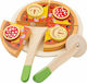 New Classic Toys Cooking Toy / Kitchen Utensils Ξύλινο Σετ Πίτσας made of Wood 10586