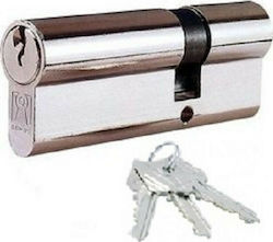 Domus Lock Cylinder 100mm (45-55) Silver