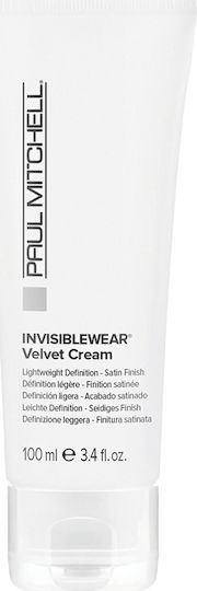 Paul Mitchell Κρέμα Μαλλιών InvisibleWear Velvet για Λάμψη με Ελαφρύ Κράτημα 100ml