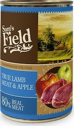 Sam's Field Canned Wet Dog Food with Lamb 1 x 400gr