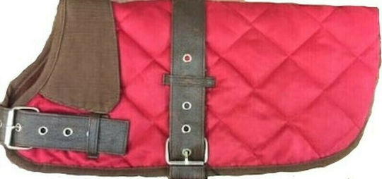 Happypet Go Walk Windsor Classic Red Waterproof Dog Coat with 25.5cm Back Length