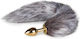 Easytoys Fox Tail Plug No 5 Anal Plug Gold 7cm