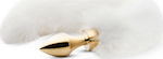 Easytoys Fox Tail Plug No 14 Gold/White