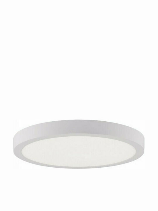 Horoz Electric Round Outdoor LED Panel 40W with Cool White Light 6000K 50cm