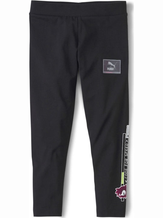 Puma Kids Legging Long Black x Sega